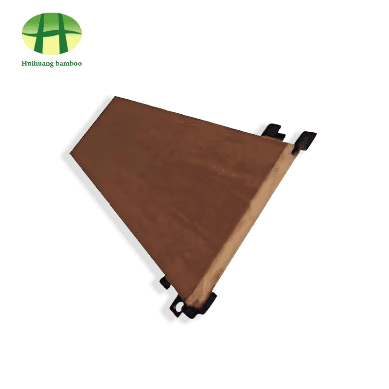 Panel dinding bambu berat luar ruangan alami