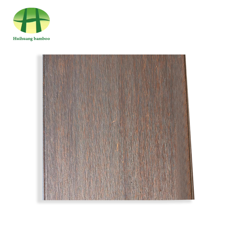 Lantai bambu berat mengkilap berwarna berkarbonisasi