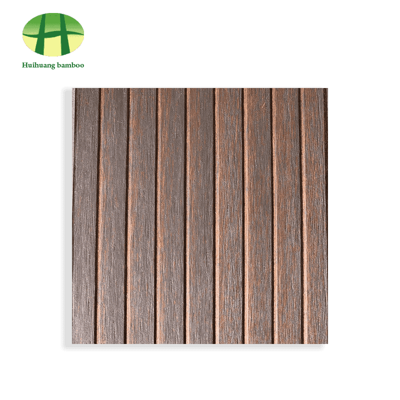 Lantai bambu alur kecil