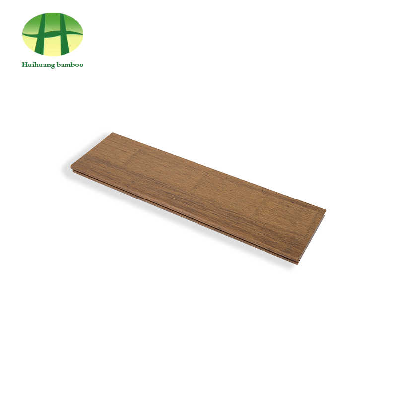 Lantai bambu tebal mengkilap warna alami