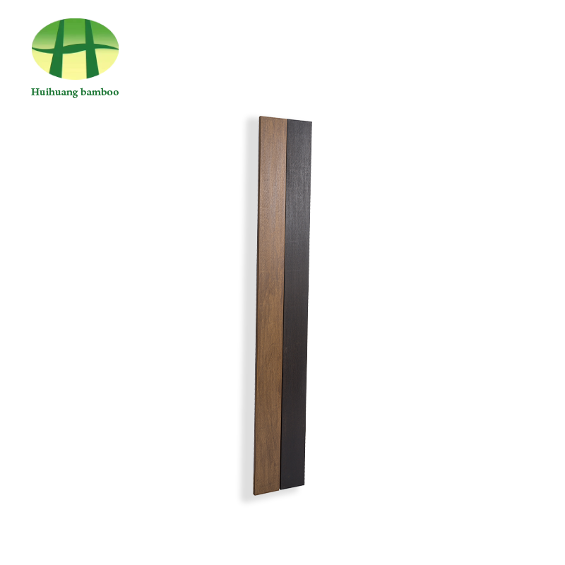 Lantai bambu tebal mengkilap warna alami