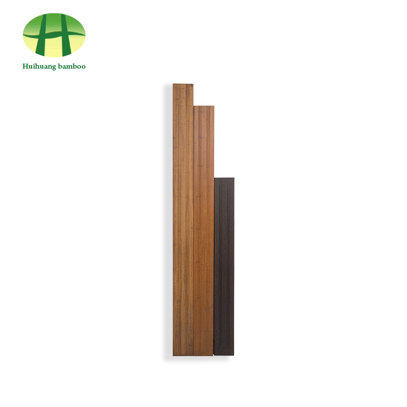 Lantai bambu garis ganda