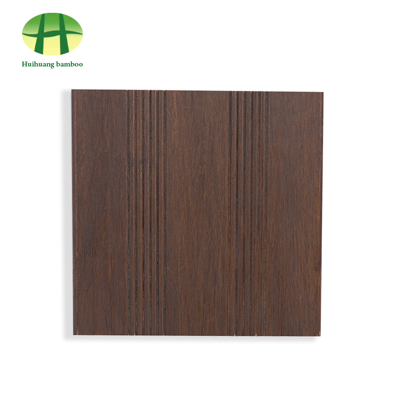 Lantai bambu garis ganda