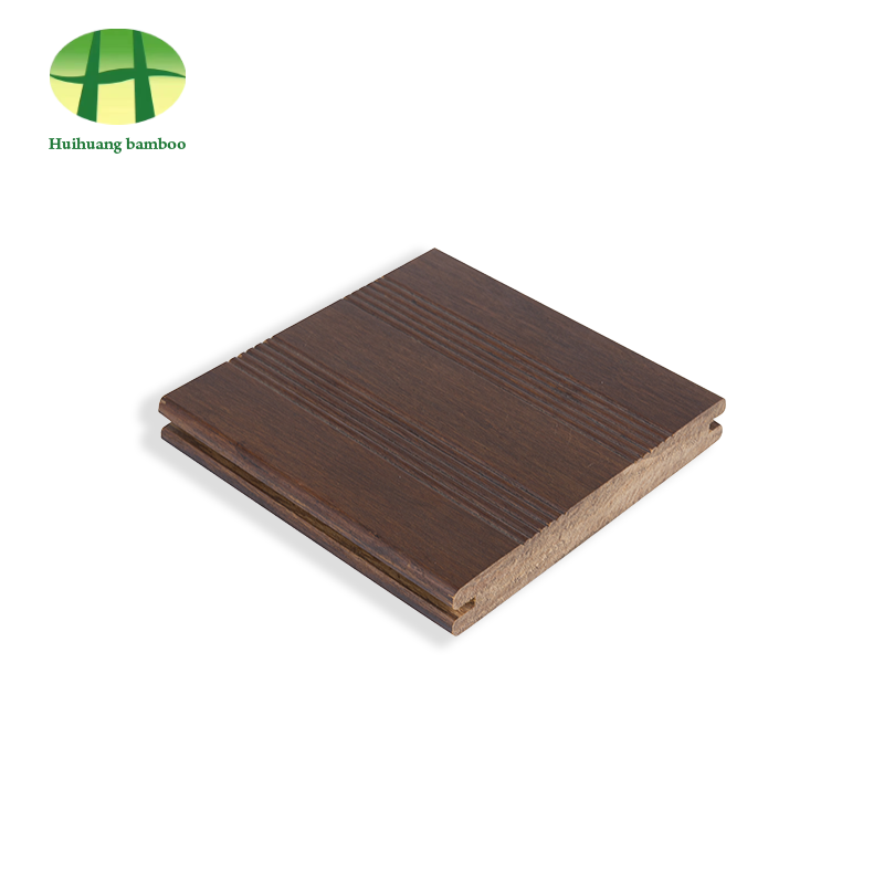 Lantai bambu garis ganda