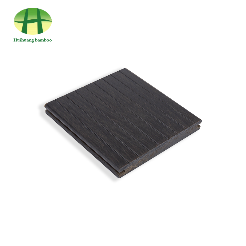 Lantai bambu alur kecil