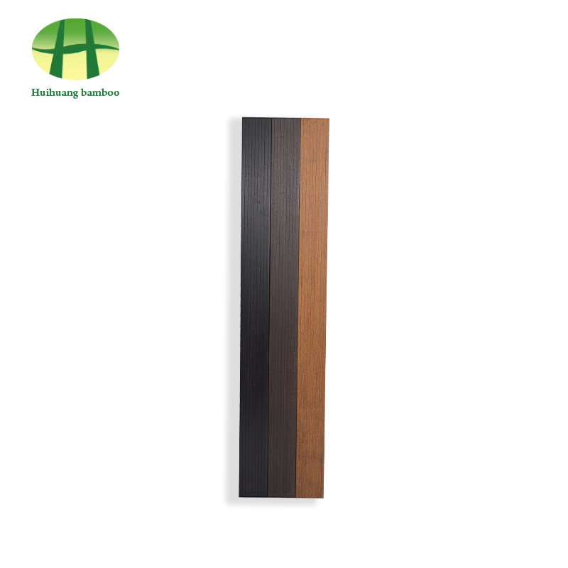 Lantai bambu alur kecil