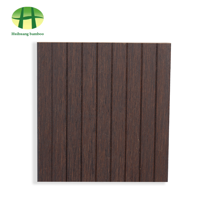 Lantai bambu alur kecil