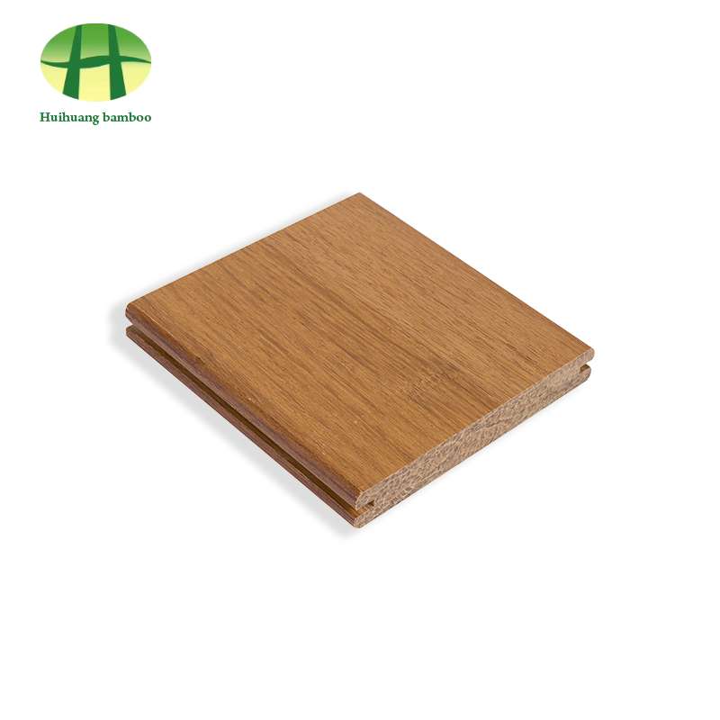 Lantai bambu tebal mengkilap warna alami